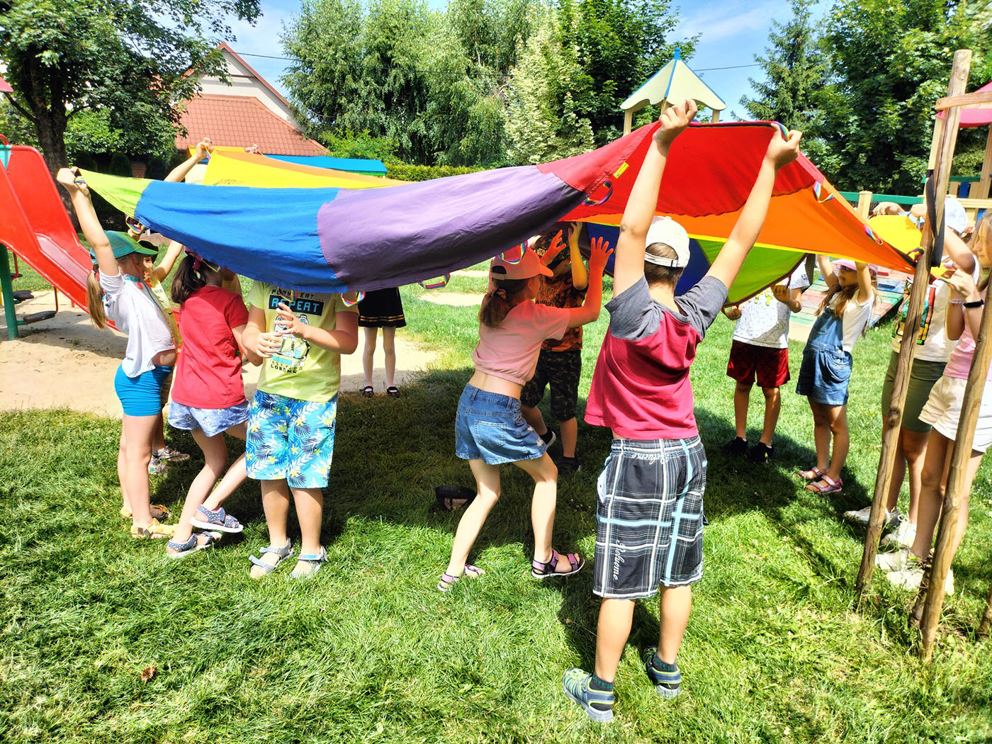 zdjęcie z poprzedniej edycji letnich p&oacute;łkolonii z Rzeszowskim Domem Kultury, fot. RDK/archiwum